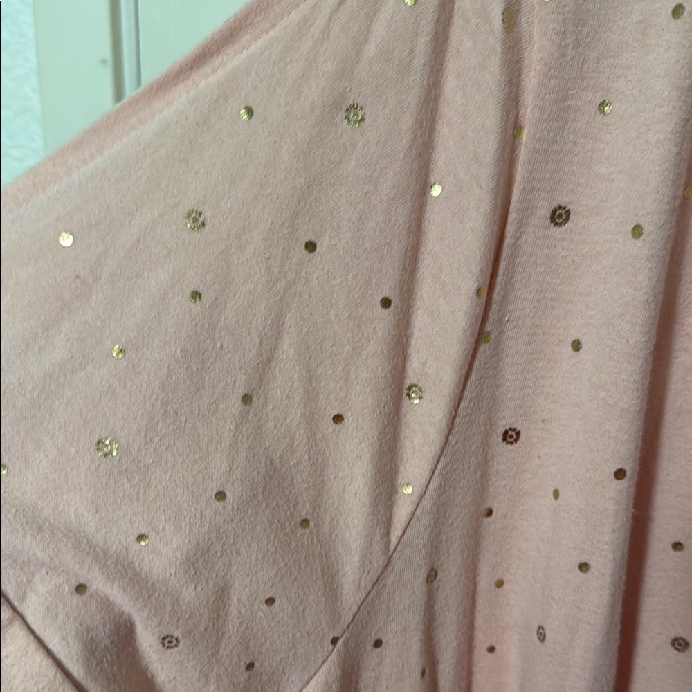 Pink Women's Top with Tie Sleeves - Picture 4 of 4
